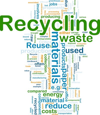 Recycling waste diagram